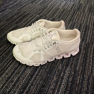 White On Cloud Sneakers
